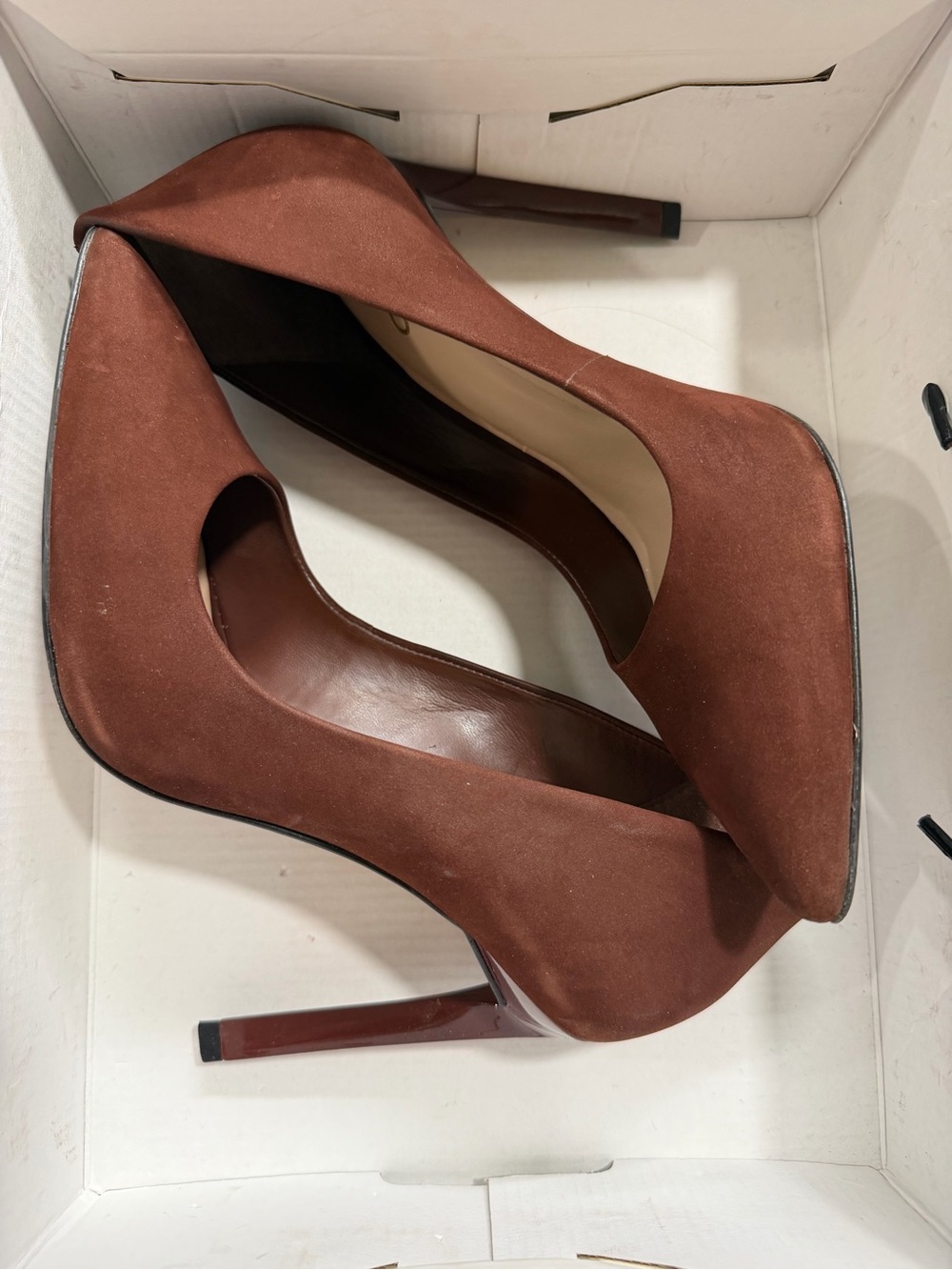Aldo Rust Brown Suede High Heel Pumps